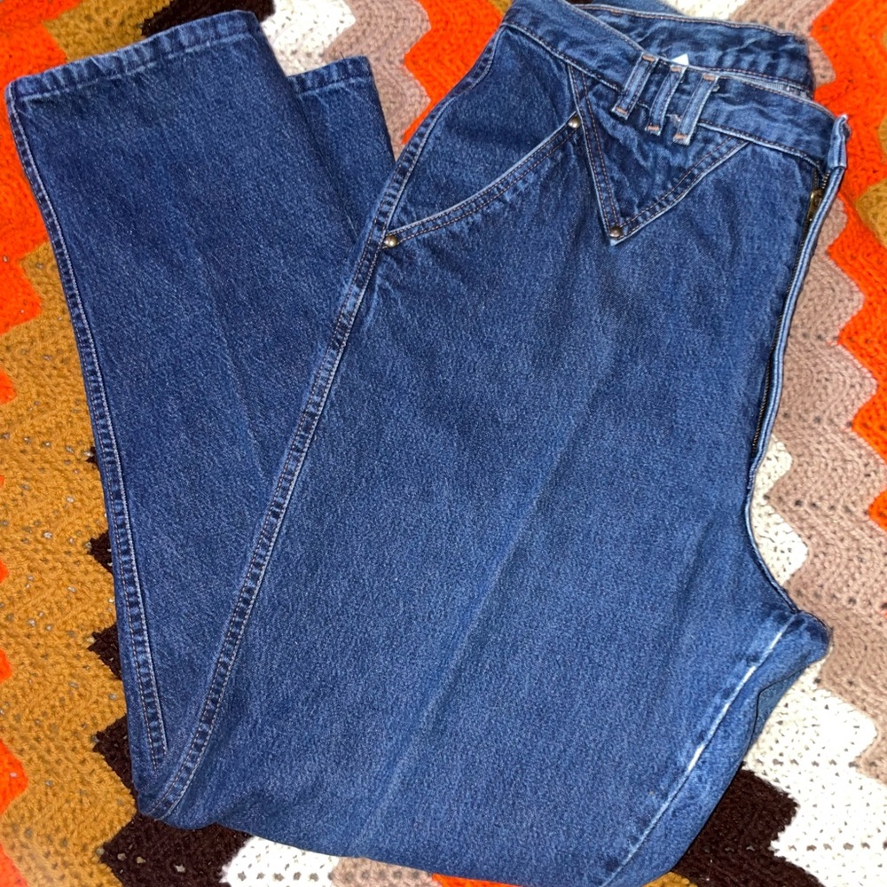 Womens Vintage 20x34 Rocky Mountain Bareback Jeans